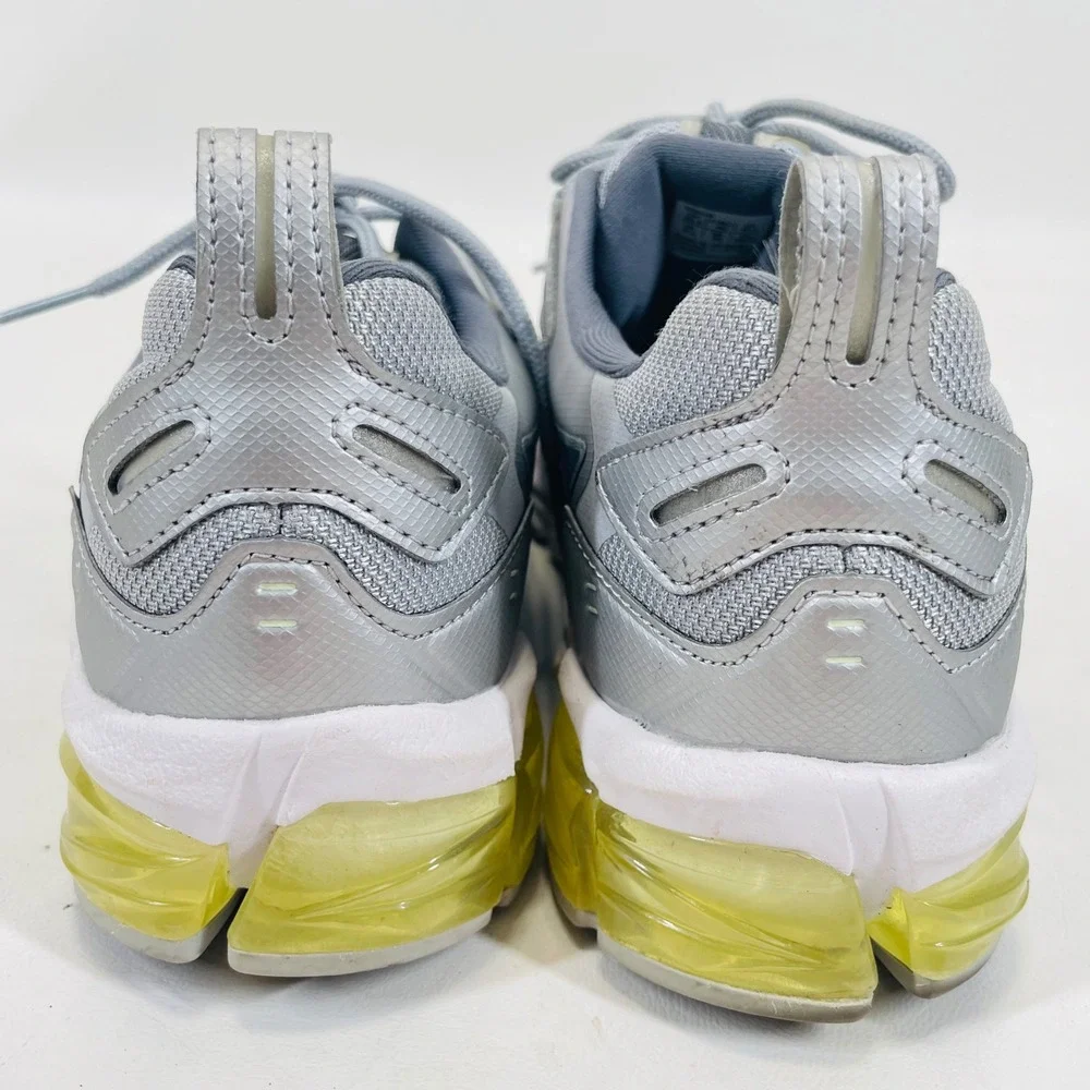 Asics Gel-Quantum 180 Silver Grey Yellow Running Shoes 1202A039 Mens 8.5